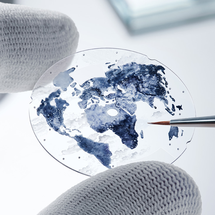 BREGUET - MARINE - 5555BH/YS/9WV - 俯瞰夜裡燈火：寶璣250周年紀念腕錶第五章， Marine Hora Mundi 5555腕錶