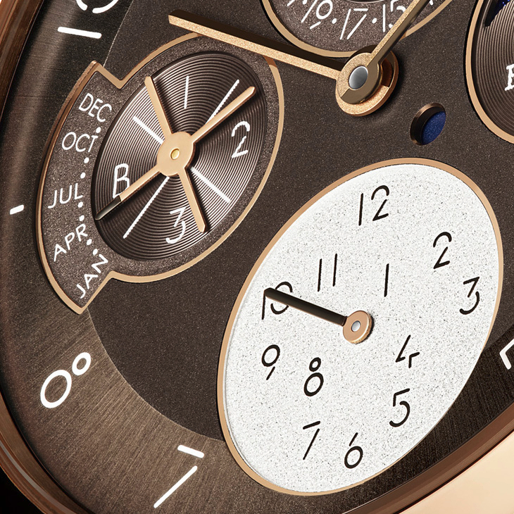 HERMES - Slim dʼHermès - W041406WW00 - 玫瑰金棕面，Hermès Slim d’Hermès Quantième Perpétuel萬年曆腕錶延伸新作亮相