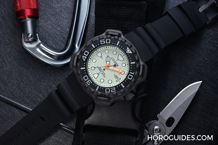 CITIZEN - PROMASTER - BN0227-17X - 黑鎧上身！型格必備的CITIZEN Promaster Eco-Drive Diver 200m潛水腕錶