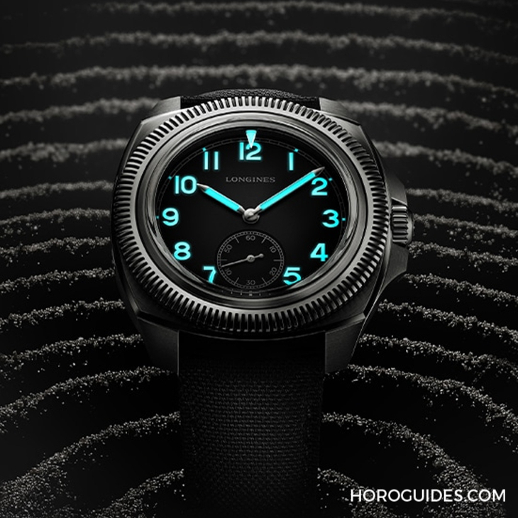 LONGINES - HERITAGE - L2.838.1.53.2 - 首見五級鈦金屬款！LONGINES推出Pilot Majetek限量版