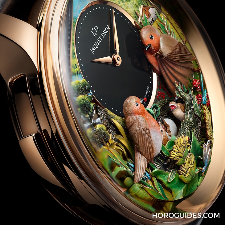 JAQUET DROZ - AUTOMATA - J031033211 - 知更報喜響妙音|JAQUET DROZ Bird Repeater 300th Anniversary Edition