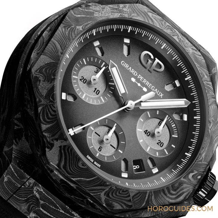 GIRARD-PERREGAUX - LAUREATO - 81060-41-3222-1CX - 令人驚「碳」 創新複合材質新錶登場|GP Laureato Absolute Chronograph 8Tech