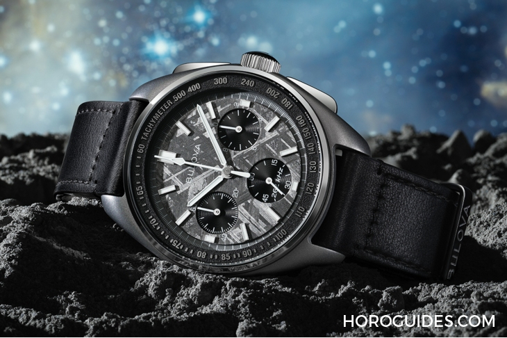 BULOVA - Lunar Pilot - 96A312 - 天外來客入錶，再續太空夢｜BULOVA寶路華全新限量版Lunar Pilot Meteorite