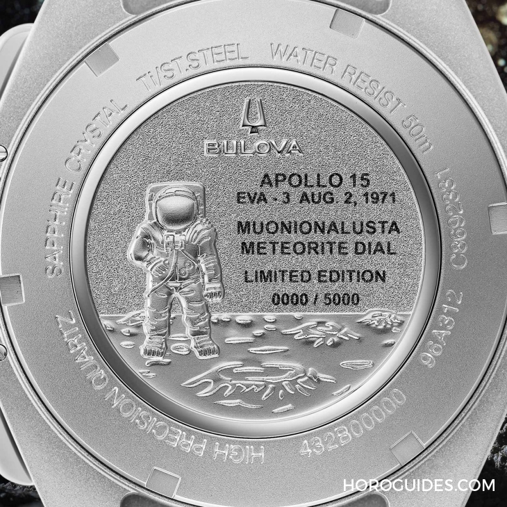 BULOVA - Lunar Pilot - 96A312 - 天外來客入錶，再續太空夢｜BULOVA寶路華全新限量版Lunar Pilot Meteorite