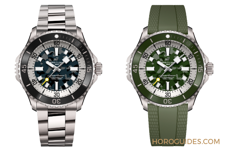 BREITLING - SUPEROCEAN - A17375211B2S4 - 彩虹時標面、46mm千米深潛新錶同步現身｜BREITLING Superocean系列新錶