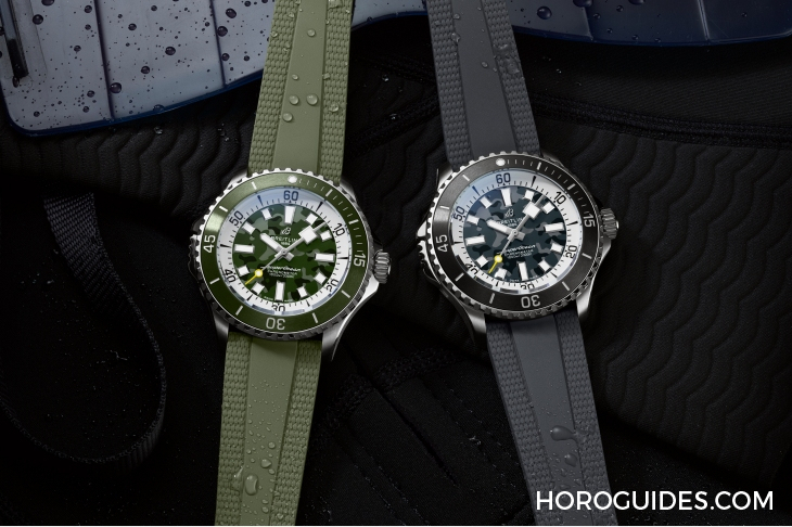 BREITLING - SUPEROCEAN - A17375211B2S4 - 彩虹時標面、46mm千米深潛新錶同步現身｜BREITLING Superocean系列新錶