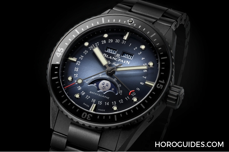 BLANCPAIN - FIFTY FATHOMS - 5054-0140-01S - BLANCPAIN首配陶瓷鍊帶｜Fifty Fathoms Bathyscaphe系列全面新生著裝