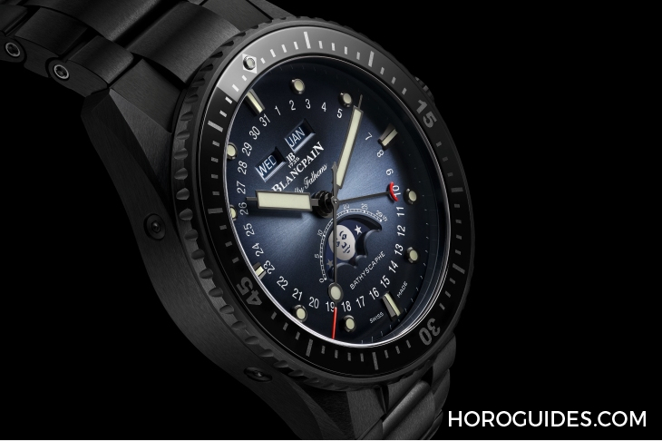 BLANCPAIN - FIFTY FATHOMS - 5054-0140-01S - BLANCPAIN首配陶瓷鍊帶｜Fifty Fathoms Bathyscaphe系列全面新生著裝