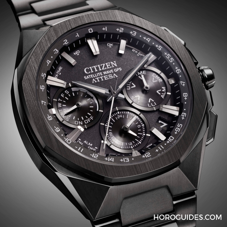 CITIZEN - Attesa - CC4104-53E - 「鈦」厲害的精準!CITIZEN ATTESA系列首款陶瓷錶圈光動能GPS衛星對時腕錶及全新光動能電波時計
