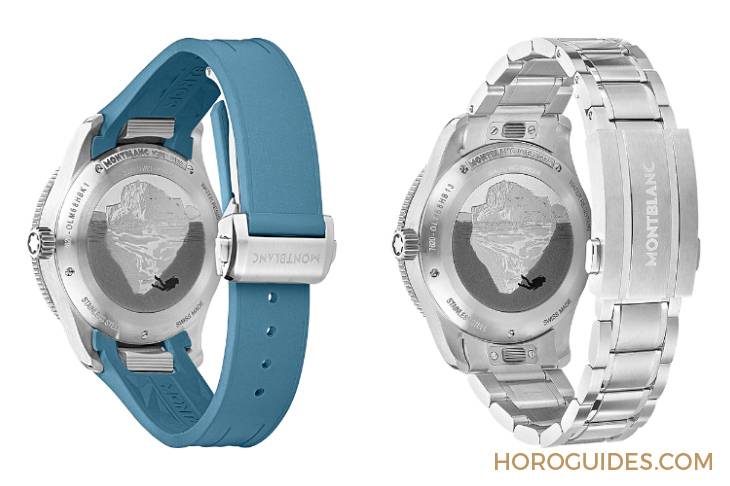 MONTBLANC - 1858 - 134024 - 精巧出擊、零氧加身！MONTBLANC Iced Sea日期自動腕錶0 Oxygen 38mm新款登場