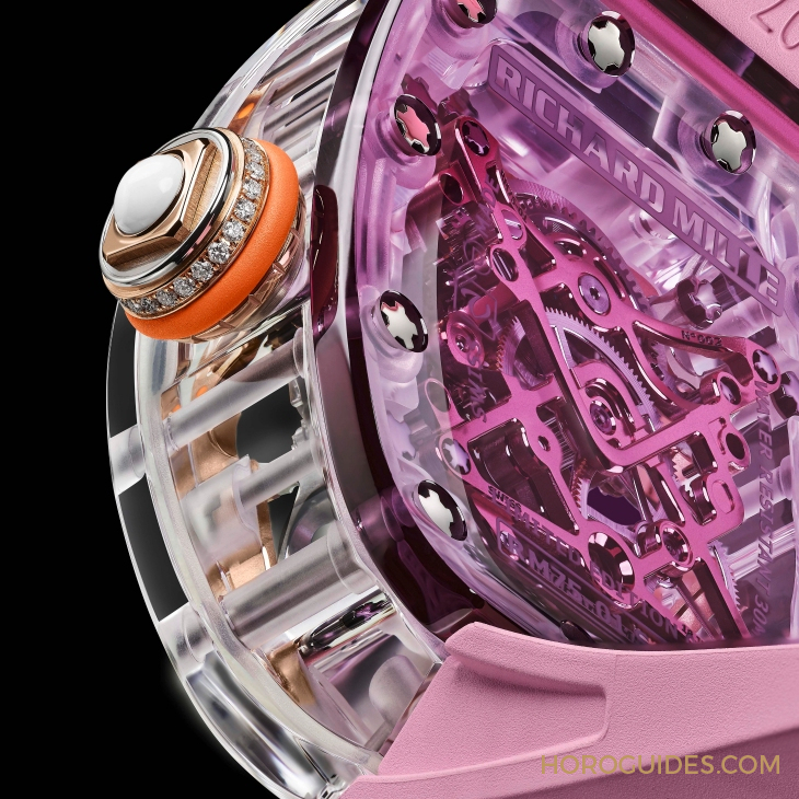 RICHARD MILLE - LIMITED EDITION - RM 75-01 - 漫遊藍寶石水晶海洋！RICHARD MILLE推出三款RM 75-01飛行陀飛輪藍寶石水晶腕錶