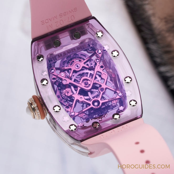RICHARD MILLE - LIMITED EDITION - RM 75-01 - 漫遊藍寶石水晶海洋！RICHARD MILLE推出三款RM 75-01飛行陀飛輪藍寶石水晶腕錶