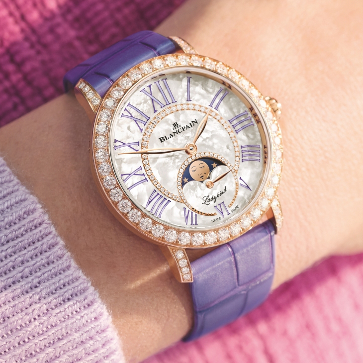 BLANCPAIN - LADYBIRD - 3662E-2954-55 - 當璀璨瓢蟲遇上尊貴紫韻｜BLANCPAIN Ladybird Colors系列增添皇家紫色新款