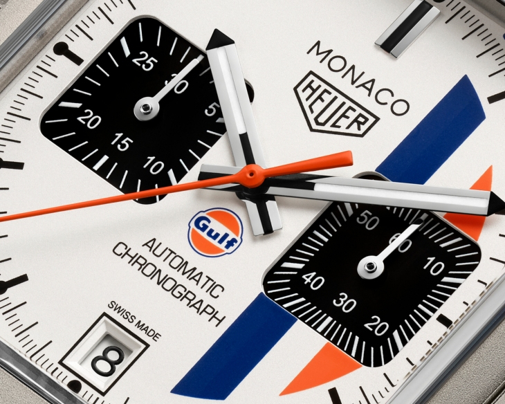 TAG HEUER - MONACO - CBW2185.FC8350 - 嶄新鈦金材質亮相,經典黑白與Gulf藍橙同場現身|TAG HEUER Monaco三款新錶驚艷登場