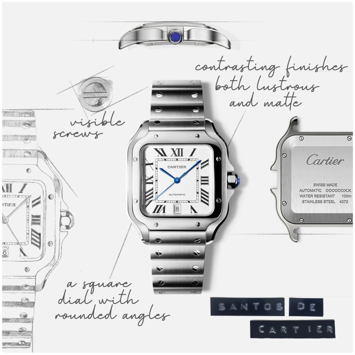 CARTIER - SANTOS DE CARITER - WSSA0082 - 百變優雅「紳」貌 | Santos de Cartier全新小型款,突破尺寸界限