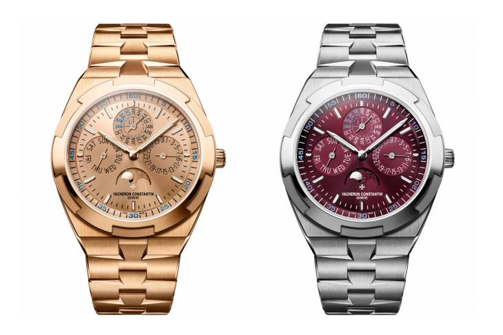VACHERON CONSTANTIN - OVERSEAS - 4300V/220G-H151 - 驚喜新色雙雙上陣!江詩丹頓Overseas超薄萬年曆推出全粉紅金款及白金勃艮第紅面新款