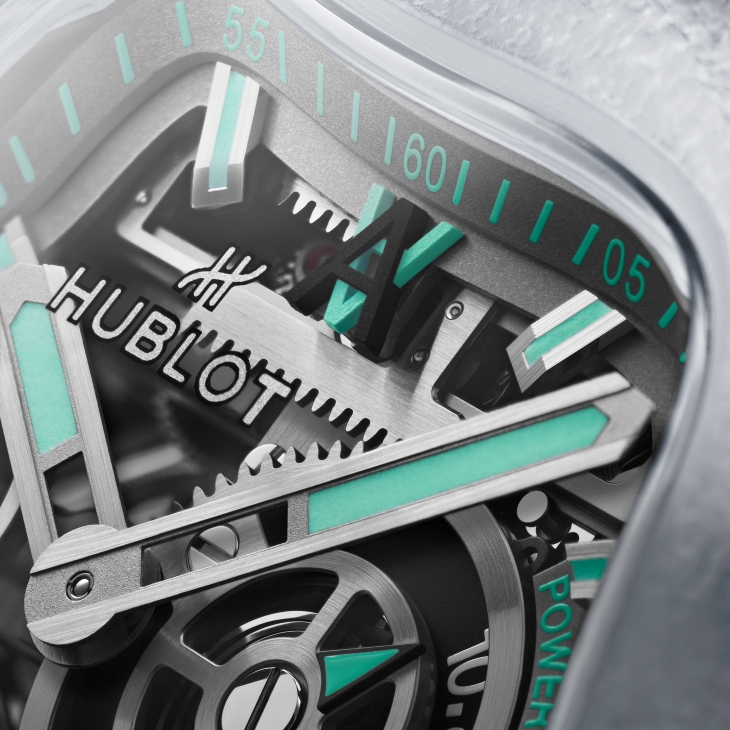 HUBLOT - 流體之美入腕!HUBLOT二度聯手Daniel Arsham打造MP-17 MECA-10 Arsham Splash鈦金藍寶石腕錶