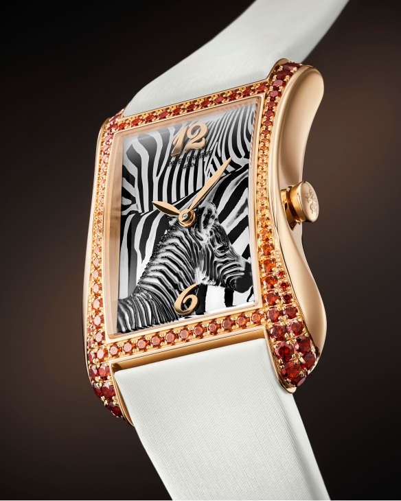 PATEK PHILIPPE - GONDOLO - 4962/200R-010 - 珍藝斑馬，躍現藍寶石雕刻錶面｜百達翡麗Gondolo Serata "Zebra" Ref. 4962/200R-010腕錶