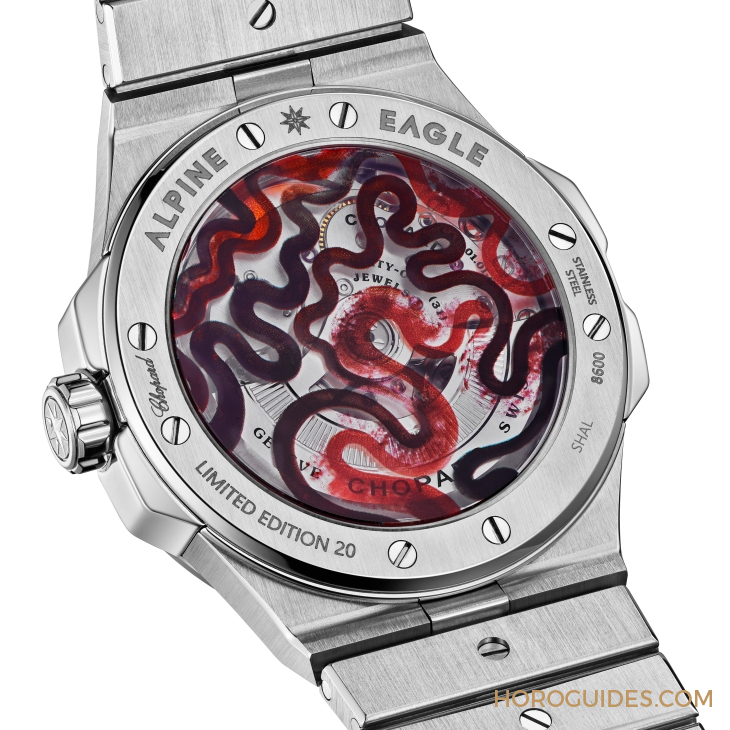 CHOPARD - ALPINE EAGLE - 298600-3025 - 聯手藝術家創盤上紅日｜CHOPARD Alpine Eagle Sunburnt
