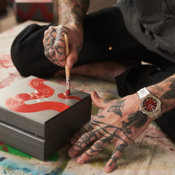 CHOPARD - ALPINE EAGLE - 298600-3025 - 聯手藝術家創盤上紅日｜CHOPARD Alpine Eagle Sunburnt