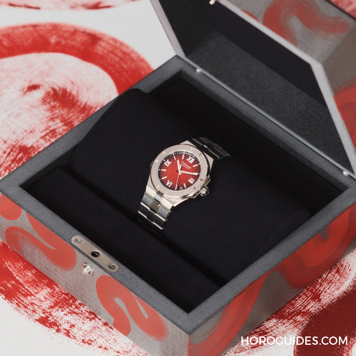 CHOPARD - ALPINE EAGLE - 298600-3025 - 聯手藝術家創盤上紅日｜CHOPARD Alpine Eagle Sunburnt