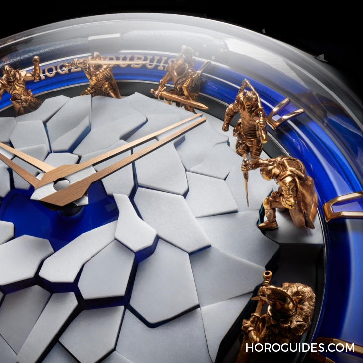 ROGER DUBUIS - EXCALIBUR - RDDBEX1058 - 騎士勇闖冰火之境！ROGER DUBUIS新一代圓桌騎士系列腕錶登場