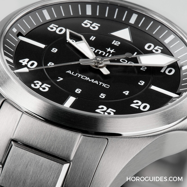 HAMILTON - KHAKI AVIATION - H64635560 - 設計微調、新增尺寸，HAMILTON  Khaki Aviation Pilot系列七款新作再現軍風