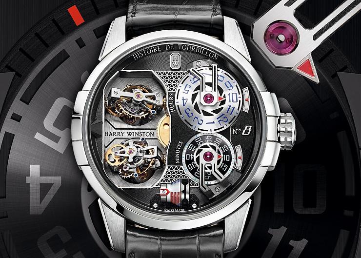 指針變轉盤，HARRY WINSTON史詩陀飛輪有