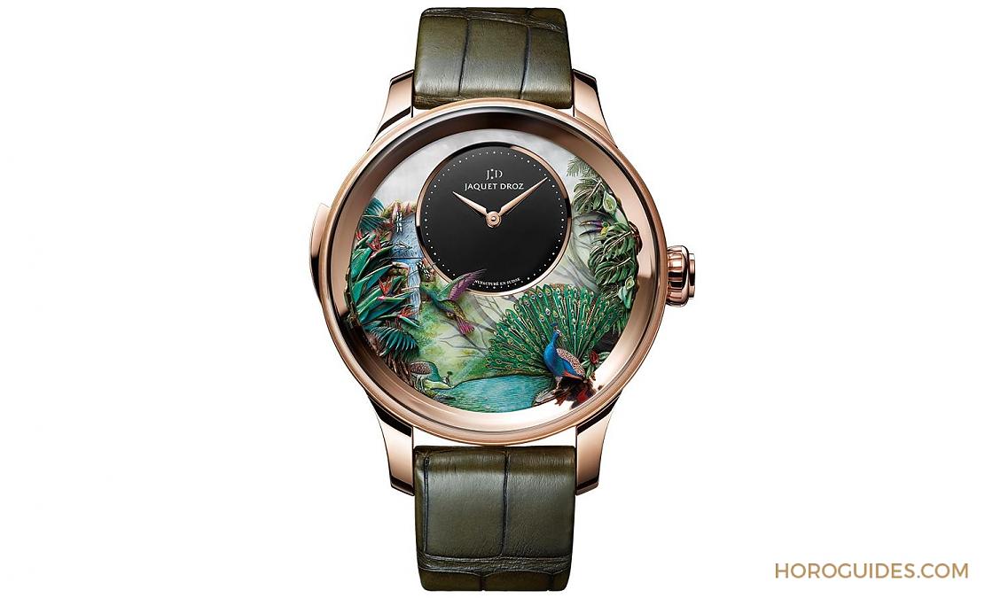 JAQUET DROZ - 藝術工坊 - J033033200 - 活靈活現的雨林世界-JAQUET DROZ　熱帶風情報時鳥三問錶