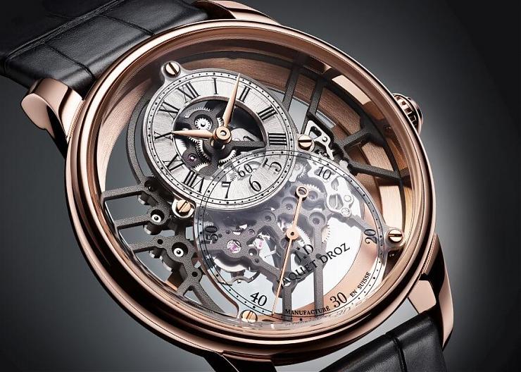 280週年JAQUET DROZ更現代，招牌大秒針第一次做鏤空錶