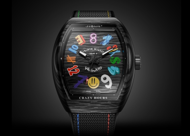 街頭藝術之趣！FRANCK MULLER x Jisbar推出五款限量Vanguard Crazy Hours Jisbar新錶