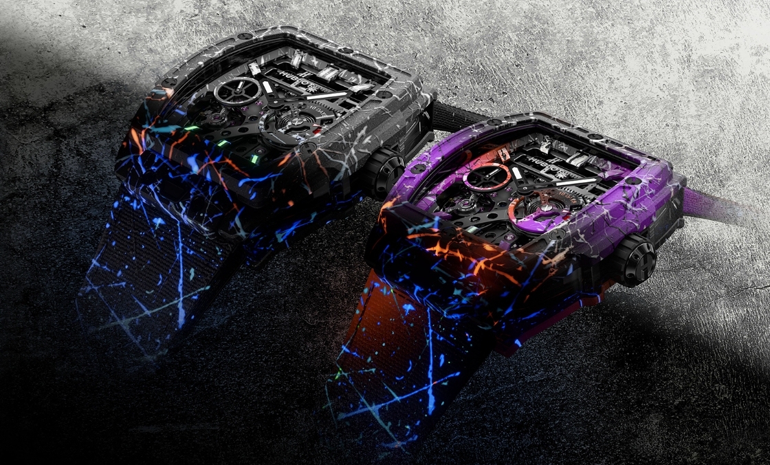 HUBLOT - SPIRIT OF BIG BANG - 614.XCN.1172.NR.STR25 - 宇舶再掀潮流風暴！全新Spirit of Big Bang Meca-10 街頭藝術腕錶登場