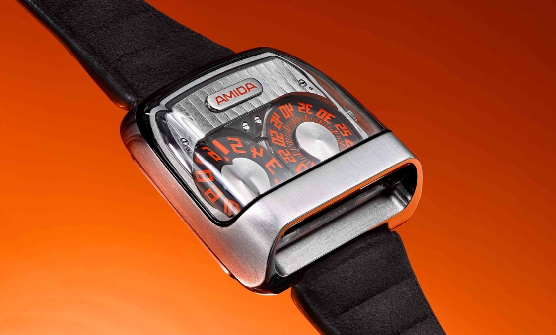 AMIDA - DIGITREND - WG41AAA.BEBNMM1A - 跳時機械錶的透視進化 | AMIDA Digitrend Open Sapphire