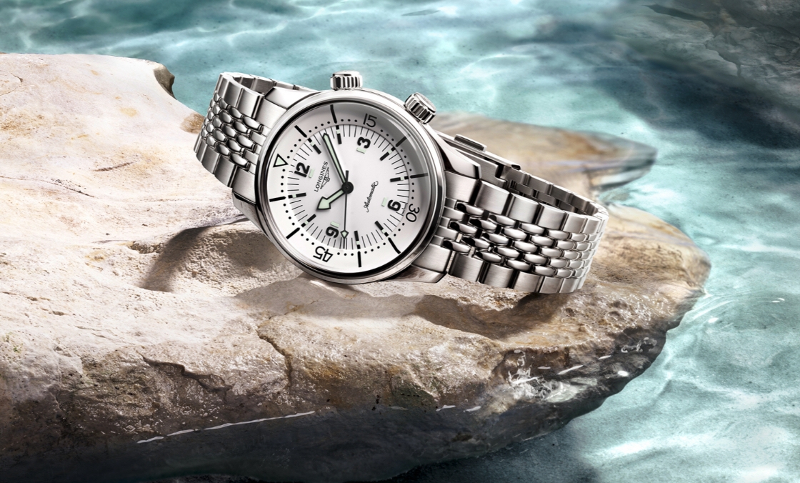LONGINES - HERITAGE - L3.764.4.16.6 - 浪琴Legend Diver新錶登場！三款新色一次看，白色面盤超吸睛