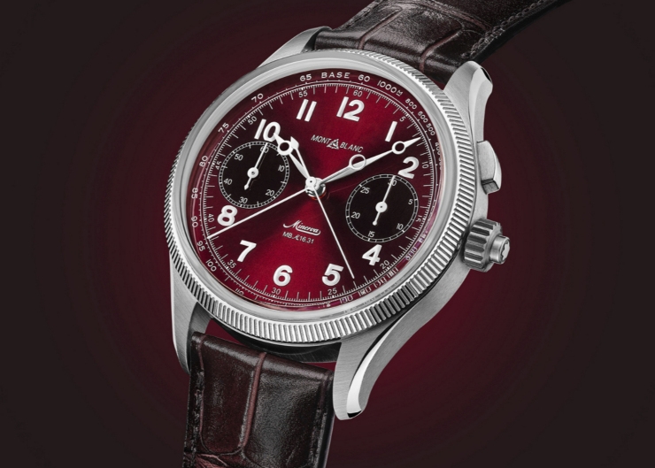 向1930年代Minerva軍用計時經典致敬｜Montblanc  1858追針計時腕錶限量版100