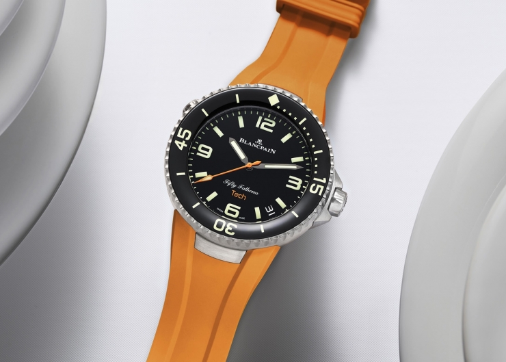 寶珀全新錶帶快拆系統，五十噚Tech-nicolors腕錶率先採用