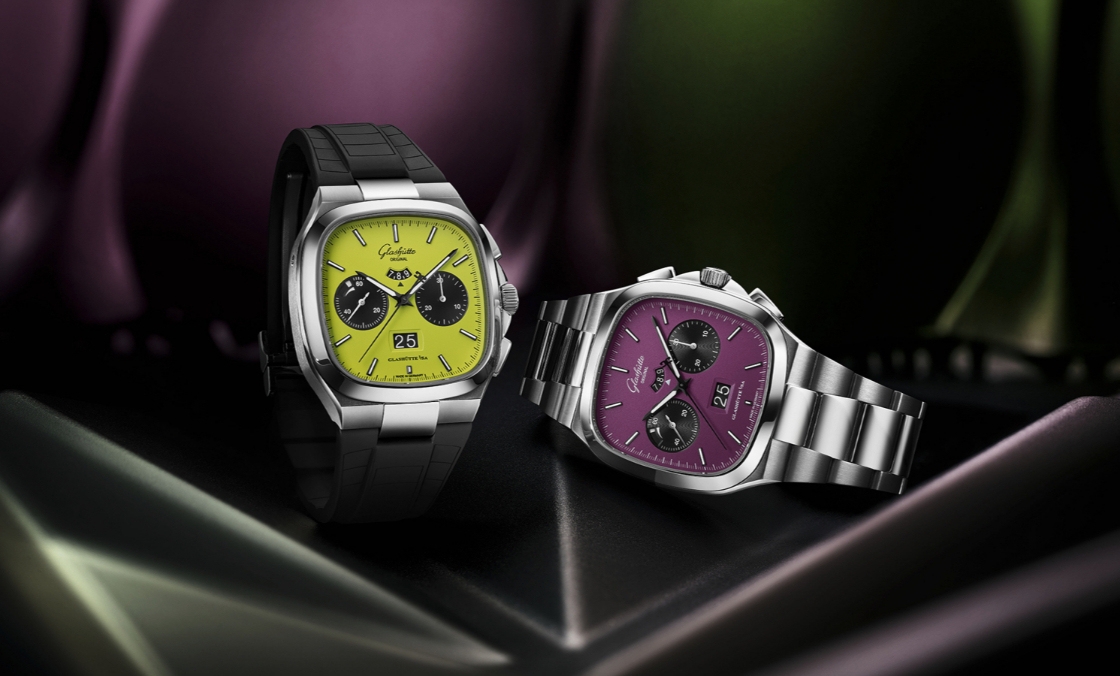 GLASHÜTTE ORIGINAL - Vintage - 1-37-02-20-02-70 - 德國製錶玩色新作! 格拉蘇蒂原創推出七零年代大日曆計時腕錶限量版