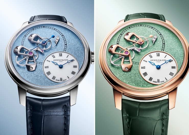 Arnold & Son DSTB 42 全新演繹：薄荷綠與雅詩閣藍限量登場