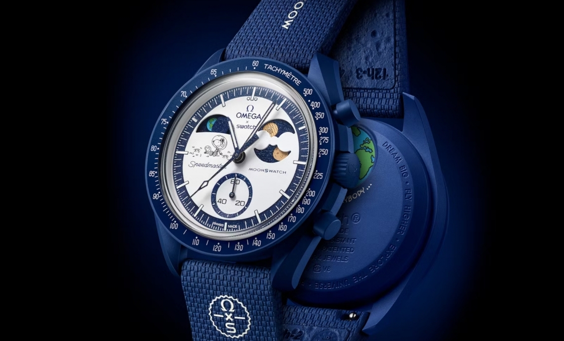 SWATCH - BIOCERAMIC - SO33N702L - 一日限定的SWATCH史努比再次登場！MoonSwatch新款「爆米花月」