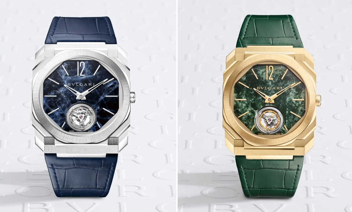 BVLGARI - OCTO - 104257 - 羅馬的靈魂，大理石的美｜BVLGARI Octo Finissimo大理石超薄陀飛輪腕錶