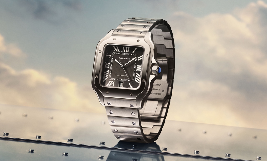 CARTIER - SANTOS DE CARITER - WSSA0089 - 微噴砂鈦金屬錶殼、導入夜光效果｜Santos de Cartier大型款2025年新作