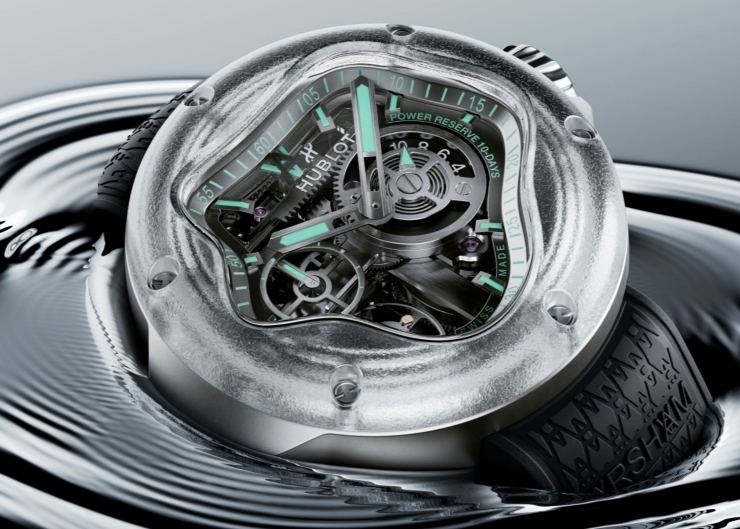 流體之美入腕！HUBLOT二度聯手Daniel Arsham打造MP-17 MECA-10 Arsham Splash鈦金藍寶石腕錶