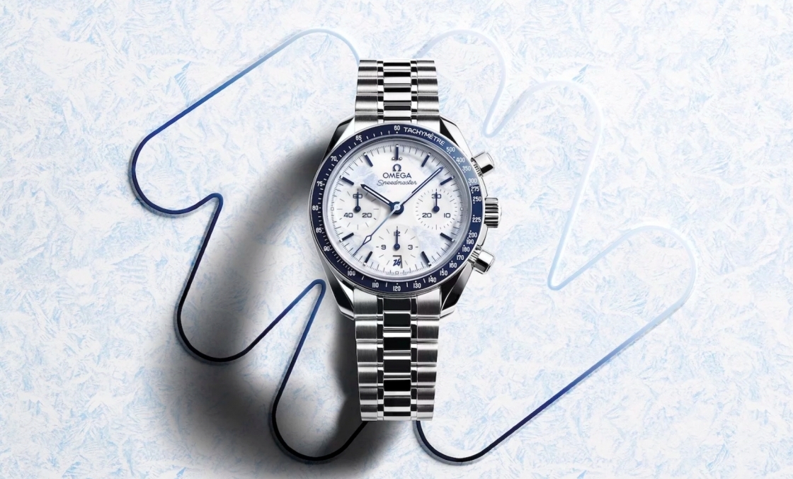 OMEGA - SPEEDMASTER - 522.30.38.50.04.001 - OMEGA發表Speedmaster 38mm Milano Cortina 2026冬奧特別版，以冰藍設計詮釋運動與時間之美