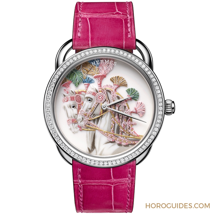 HERMES - ARCEAU - (Arceau Harnais français remix) - 腕上光車駿馬|愛馬仕Arceau Harnais Français Remix工藝錶