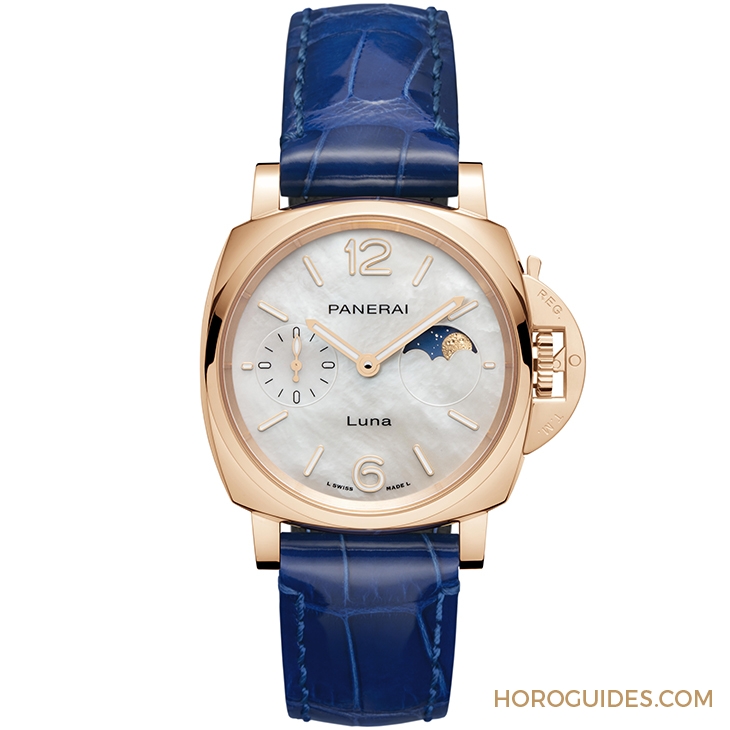 PANERAI - LUMINOR DUE - PAM01181 - 以月為名，Panerai Luminor Due系列首見月相顯示功能