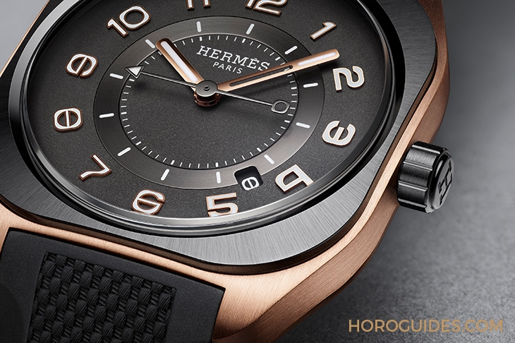 HERMES - H08 - Hermès H08 - 愛馬仕HERMÈS H08腕錶推出玫瑰金奢華版本