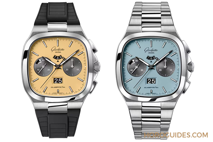 GLASHÜTTE ORIGINAL - SENATOR - 1-37-02-13-02-70 - 格拉蘇蒂七零年代大日曆計時腕錶新色亮相,捕捉1970年代的夏日絢爛