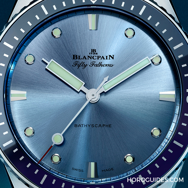 BLANCPAIN - FIFTY FATHOMS - 5005-1140-71S - 迷人螢光藍！Blancpain台北101專賣店獨家限定之作，五十噚深潛器藍眼淚腕錶
