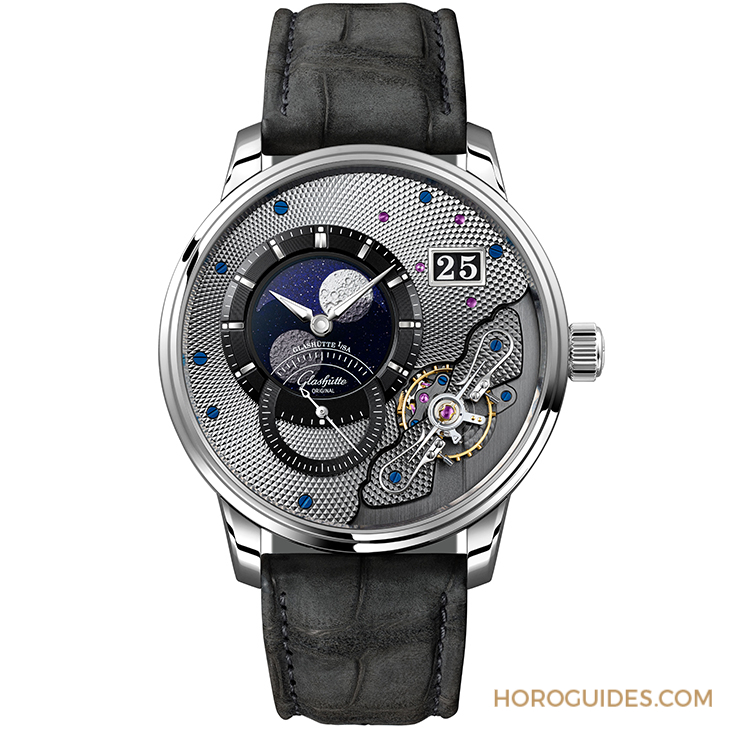 GLASHÜTTE ORIGINAL - PANO - 1-91-04-01-03-62 - Glashütte Original 全新力作，倒置機芯再現工藝之美