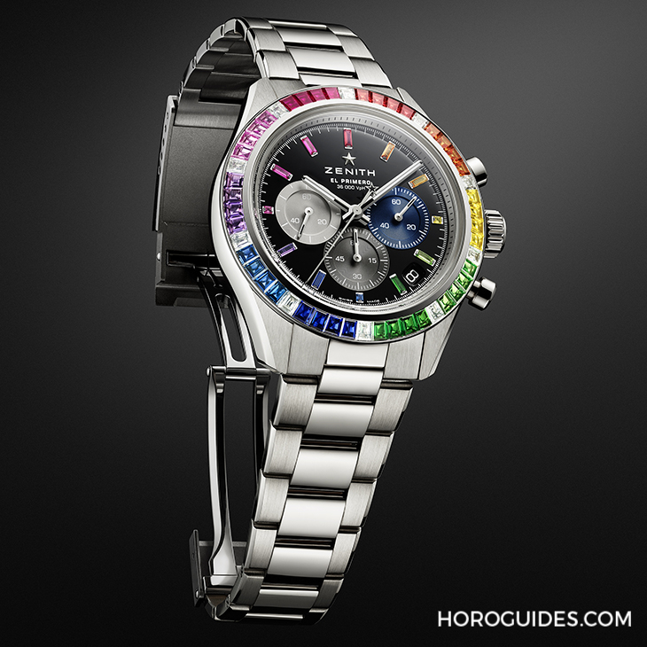 ZENITH - CHRONOMASTER - 45.3104.3600/21.M3100 - 2025 LVMH Watch Week速報：Zenith推出 Chronomaster Sport Rainbow 彩虹腕錶